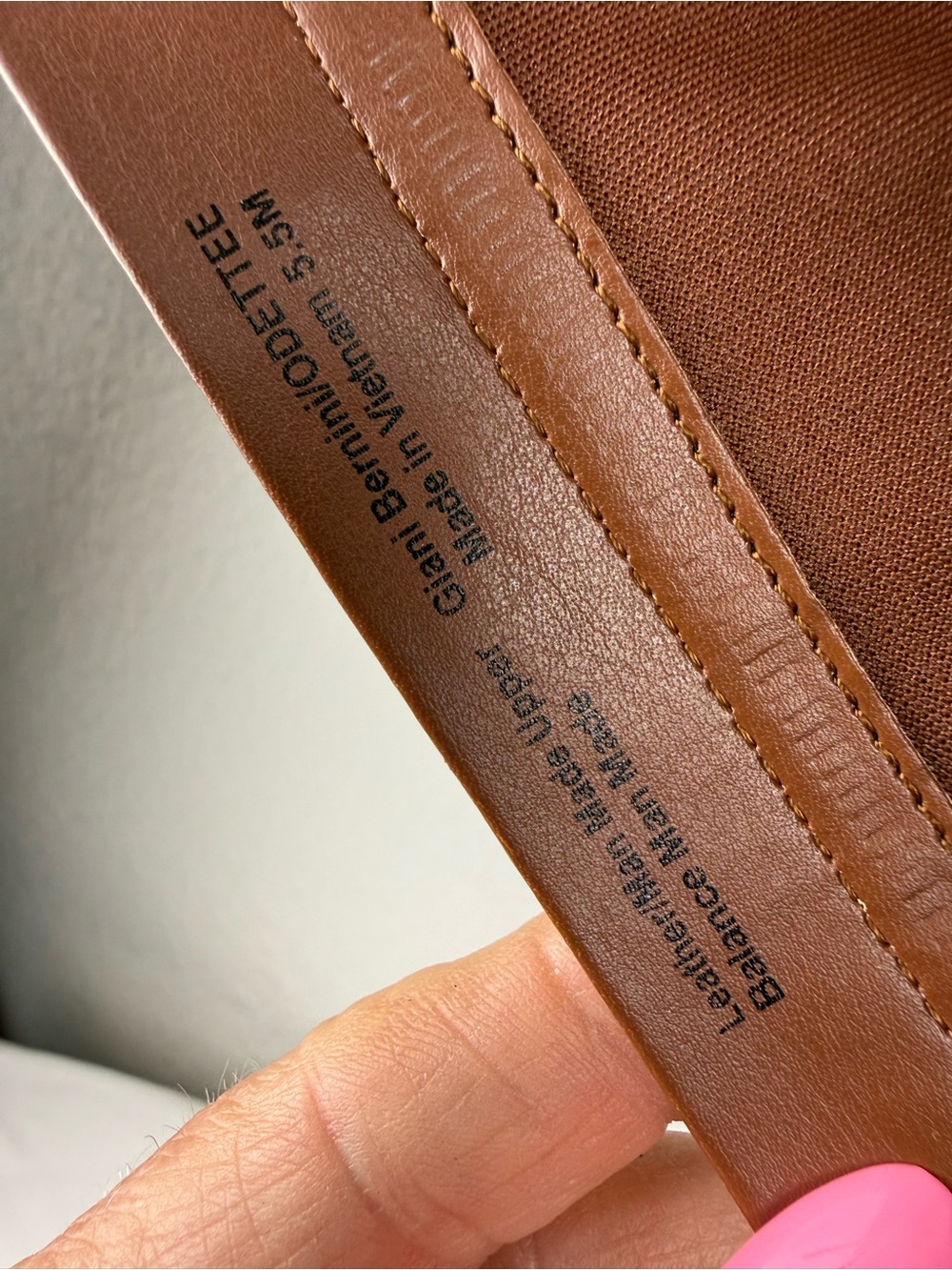 Giani Bernini | Odettee Brown Leather Knee High Riding Boots | Memory Foam 5.5M - Picture 8 of 11